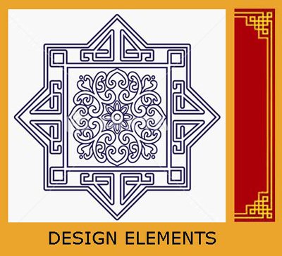 composite ancient chinese design elements